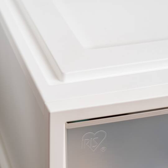 Iris® White Deep Box Chest Drawer, 3 Pack